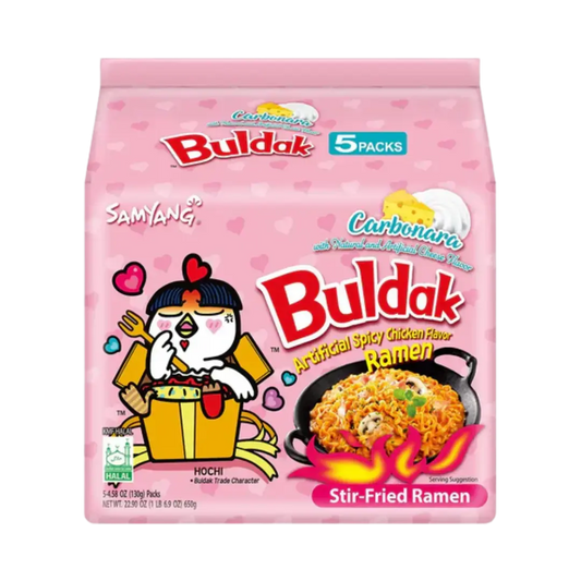 Samyang - Buldak | Hot Chicken Flavor - Carbonara 5X Shack à Sauce