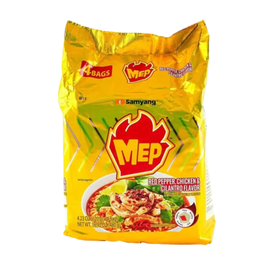 Samyang| MEP Piment Rouge/Poulet/Coriandre 4X Shack à Sauce