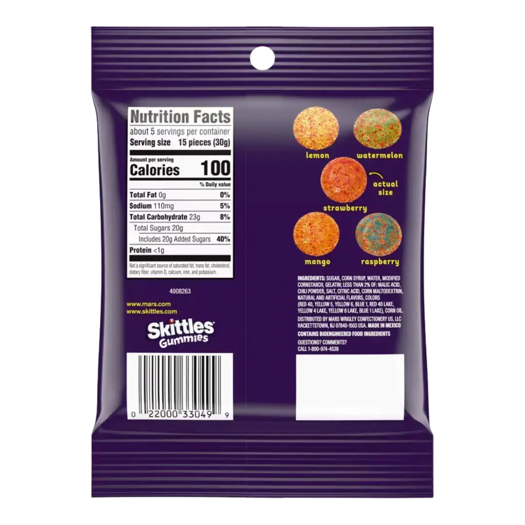 Skittle | Gummies Fuego Shack à Sauce