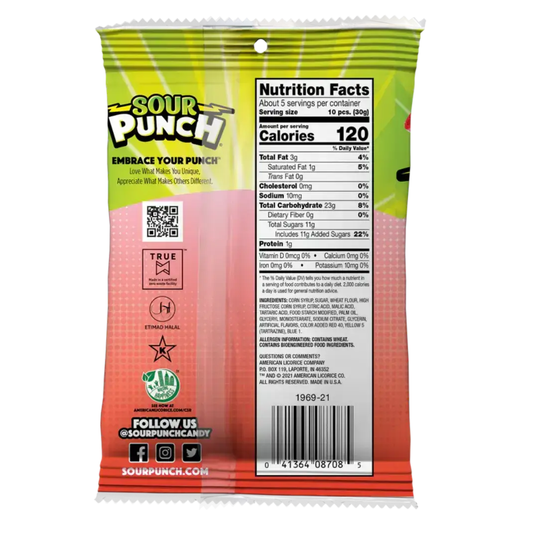 Sour Punch | Bites -Rad Reds Shack à Sauce