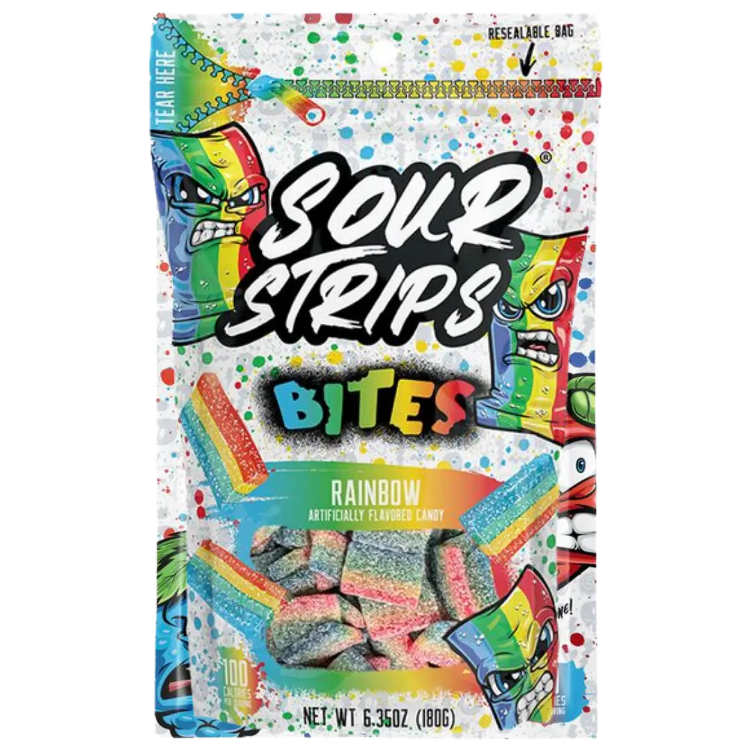 Sour Strips | Bites - Rainbow Shack à Sauce