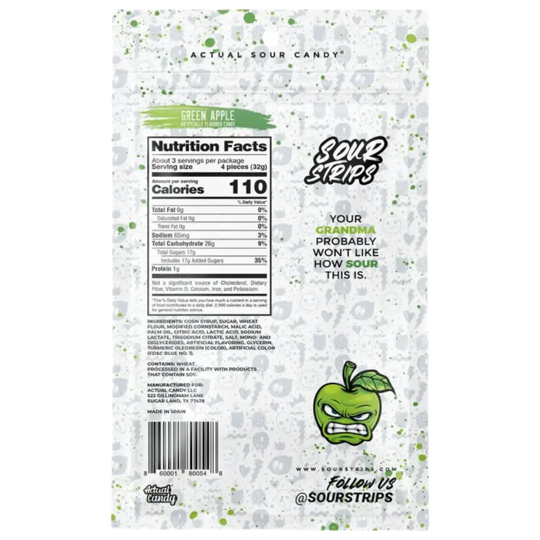 Sour Strips | Green Apple Shack à Sauce
