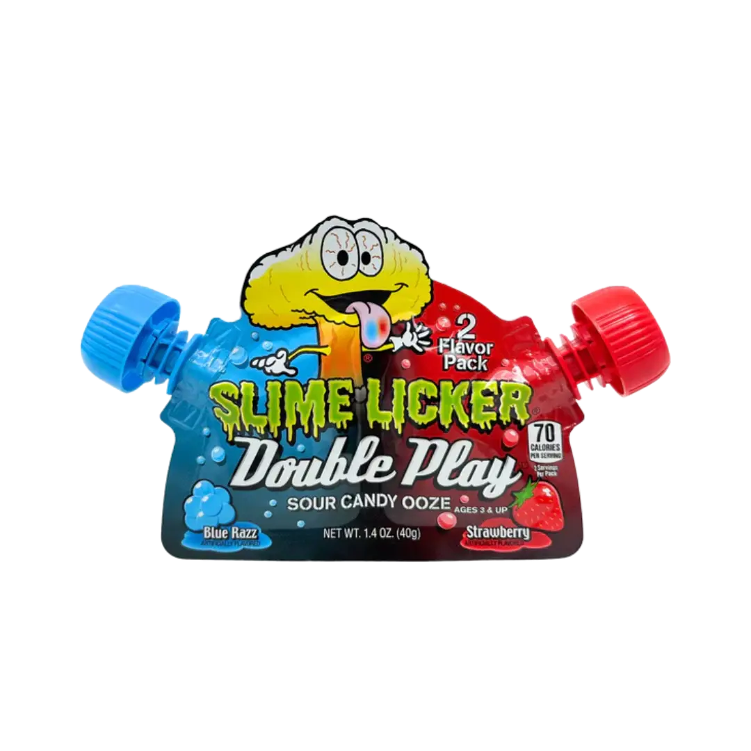 Toxic Waste | Slime Licker Double Play - Blue Razz & Strawberry Shack à Sauce