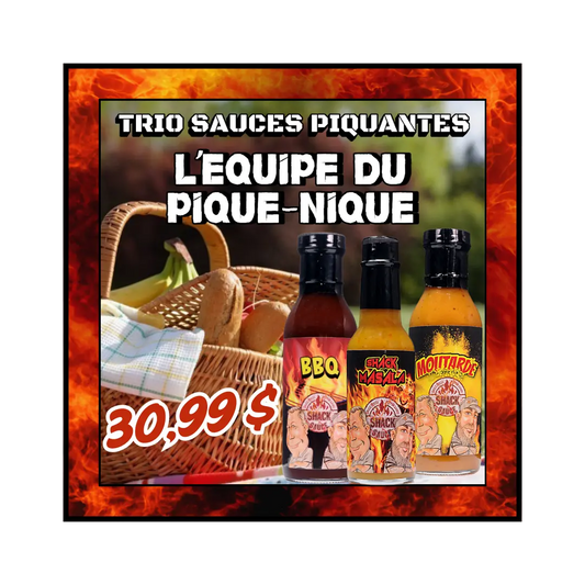 Trio | L’Équipe du Pique-Nique Shack à Sauce