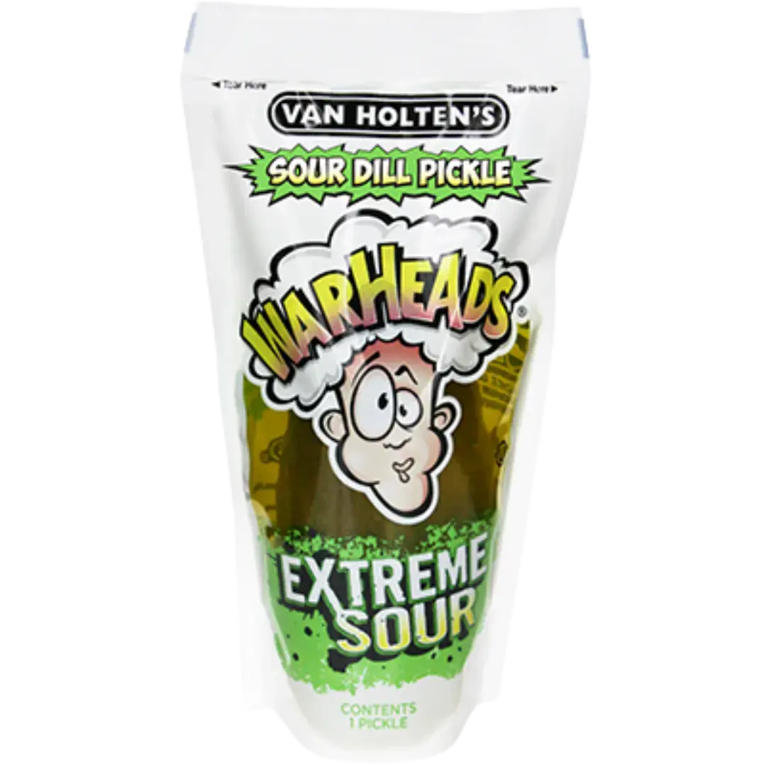 Van Holtens | Sour Dill Jumbo Pickle - Warheads Shack à Sauce
