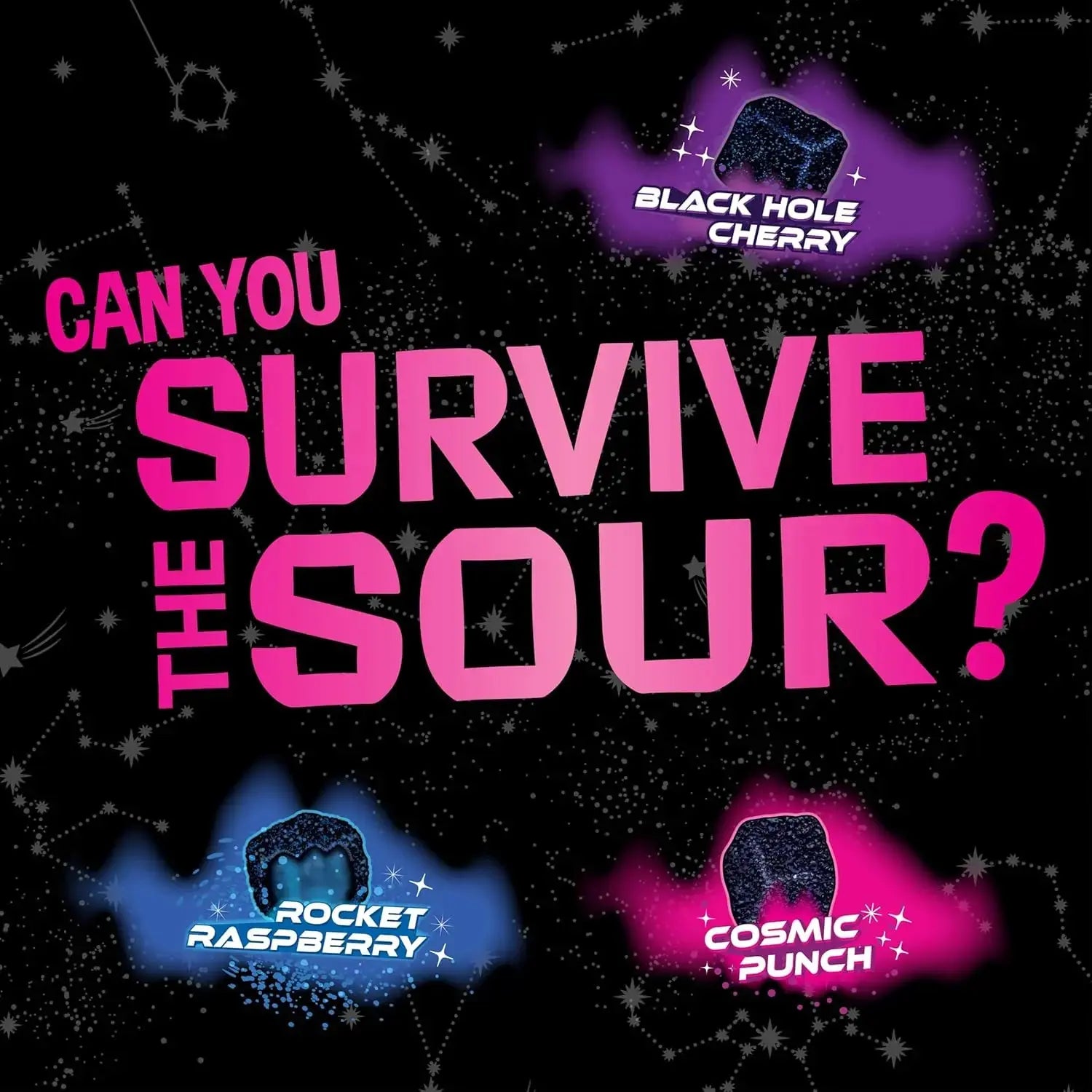 Warheads Galactic Cubes Shack à Sauce